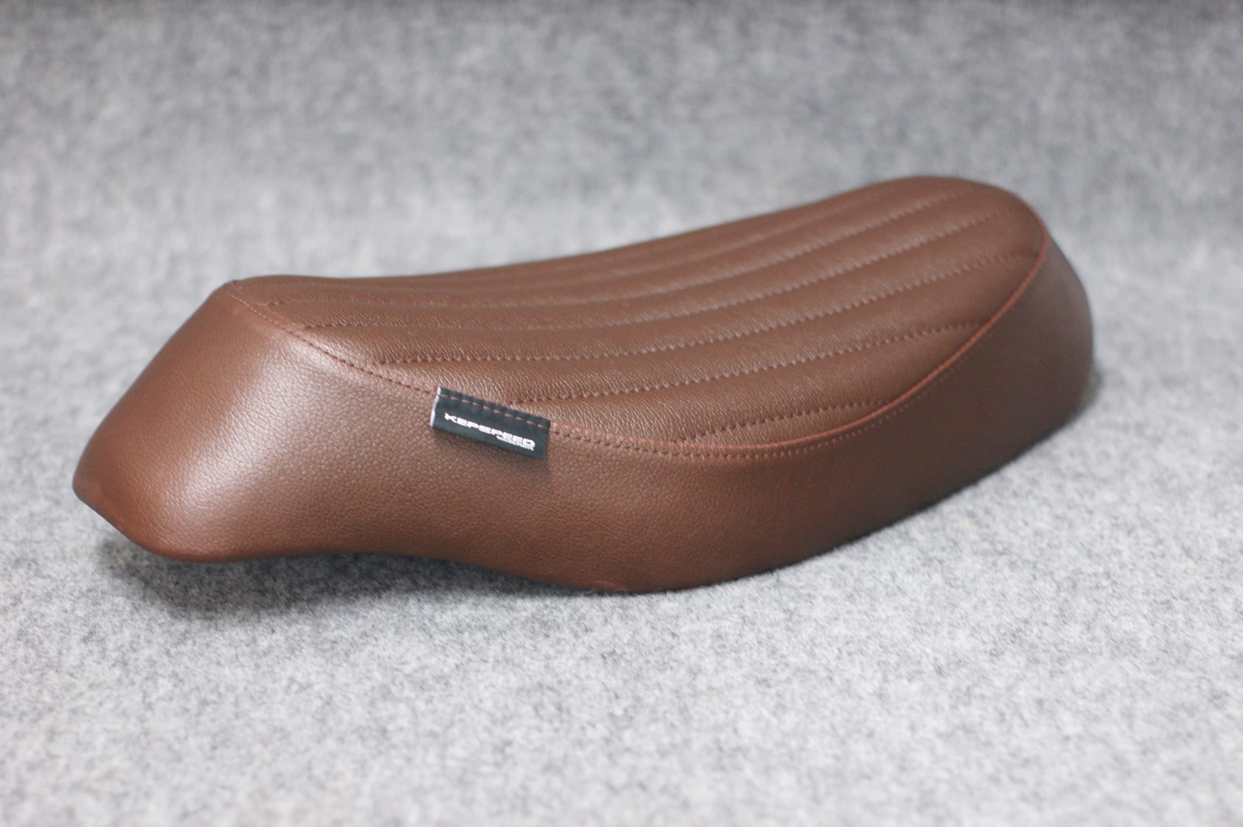 KEPSPEEDスーパーカブ用 ダイヤカット シングルシート (ブラウン